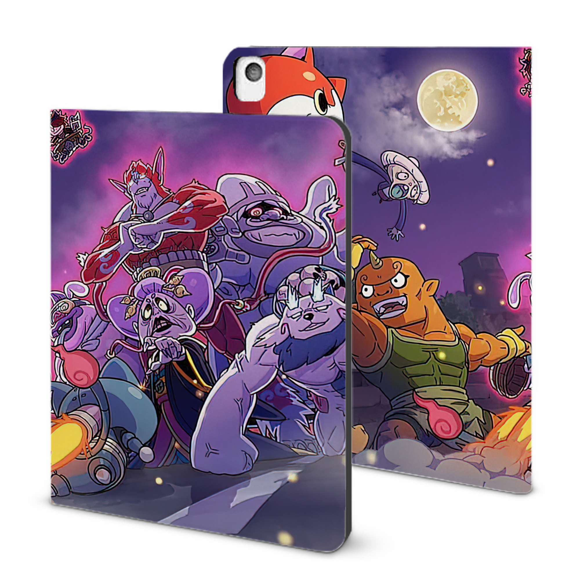 （画像用） 妖怪ウォッチ Yo-kai Watch IPadケース ペンホルダー付き ブックスタイルデザイン
